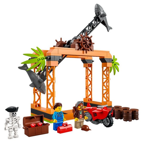 Продукт LEGO City Каскадьорско предизвикателство SharkAttack - Конструктор - 0 - BG Hlapeta