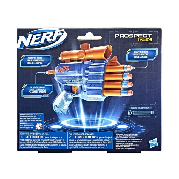 Продукт Nerf Elite 2.0 Prospect QS 4 - Детско оръжие - 0 - BG Hlapeta