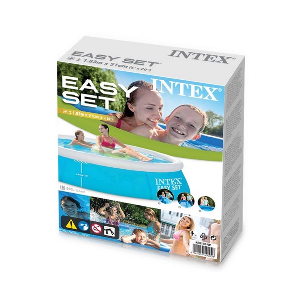 Продукт INTEX Easy Set - Надуваем басейн, 183 х 51 см. - 0 - BG Hlapeta