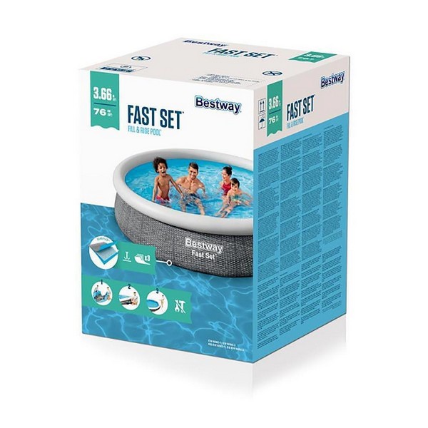 Продукт Bestway Fast Set - Надуваем басейн 366х76 без помпа - 0 - BG Hlapeta