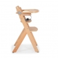 Продукт Cangaroo Nibbo - Дървен стол за хранене 2в1 натурален - 8 - BG Hlapeta