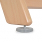 Продукт Cangaroo Nibbo - Дървен стол за хранене 2в1 натурален - 1 - BG Hlapeta
