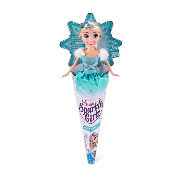 Продукт Sparkle Girlz Кукла - Зимна Принцеса Super Sparkly в конус - 0 - BG Hlapeta