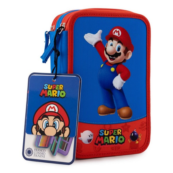 Продукт Super Mario - Ученически троен несесер - 0 - BG Hlapeta
