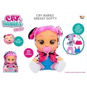 IMC CRYBABIES DRESSY DOTTY - Кукла със сълзи 