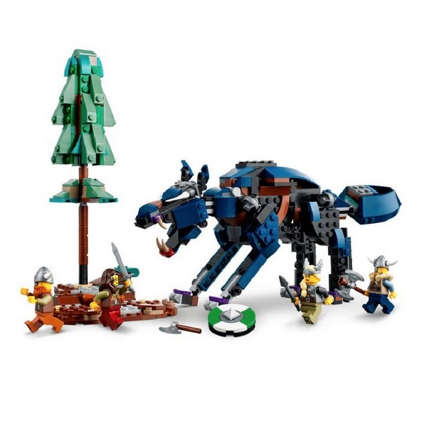 Продукт LEGO Creator 3в1 Viking Ship and the Midgard Serpent Викингски кораб и Змията на Мидгард - Конструктор - 0 - BG Hlapeta