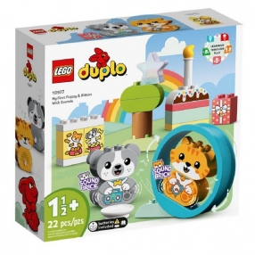 Lego Duplo Моите първи кученце и котенце със звук - Конструктор