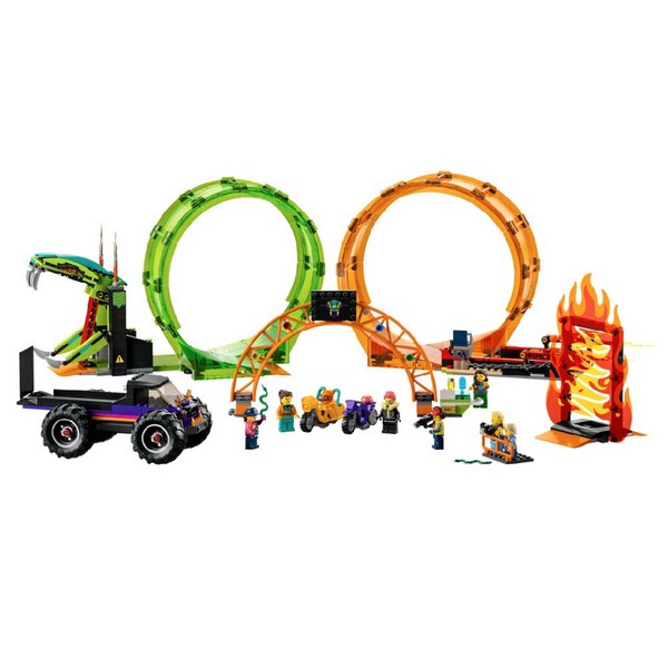 Продукт LEGO City Stunt show double loop Арена за каскади с два лупинга - Конструктор - 0 - BG Hlapeta