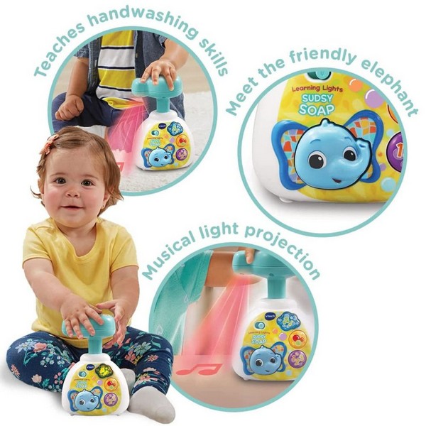 Продукт Vtech Learning Lights Sudsy Soap - Интерактивна играчка Течен сапун - 0 - BG Hlapeta