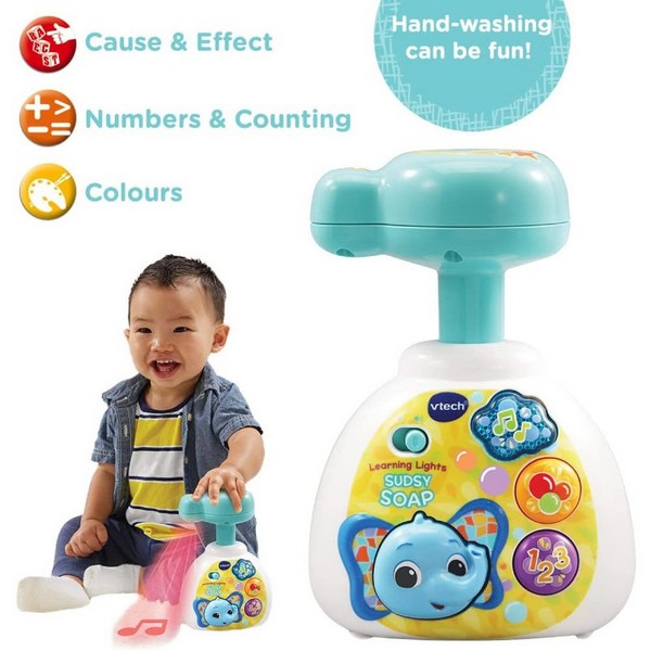 Продукт Vtech Learning Lights Sudsy Soap - Интерактивна играчка Течен сапун - 0 - BG Hlapeta