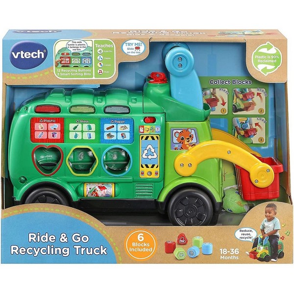 Продукт Vtech Интерактивен камион за рециклиране с английски език - Детска играчка - 0 - BG Hlapeta