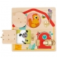 Продукт Tooky Toy Къща с ключалки - Дървена дъска - 2 - BG Hlapeta