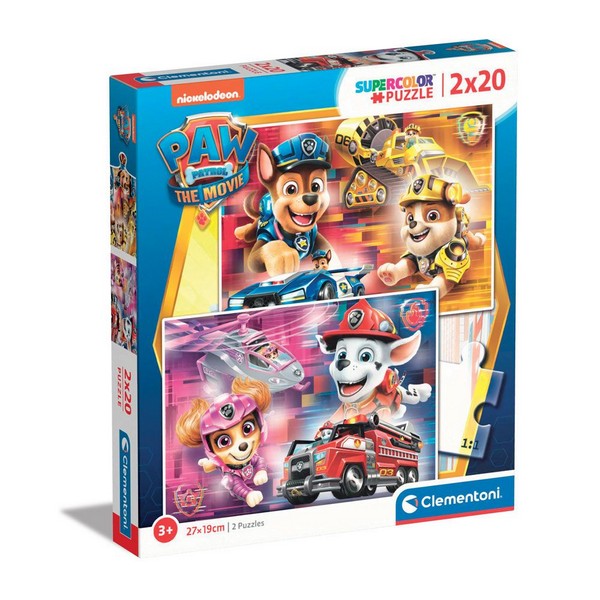 CLEMENTONI - Пъзел Paw Patrol The Movie 2x20ч.