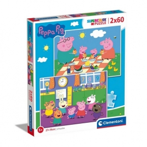 CLEMENTONI - Пъзел Peppa Pig 2x60ч. 