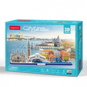 CubicFun - 3D Пъзел CITY LINE VENICE 