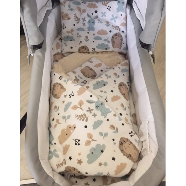 Продукт Galix Baby Dreams 3ч - Зимен комплект за количка с прав чаршаф - 0 - BG Hlapeta