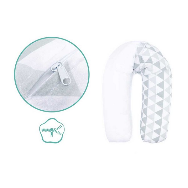 Продукт Fillikid Nursing Pillow - Възглавница за бременност и кърмене с памучен калъф - 190 см - 0 - BG Hlapeta