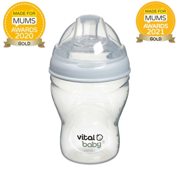 Продукт Vital Baby - Шишета за хранене Anti-Colic 240 мл. 0+ - 0 - BG Hlapeta