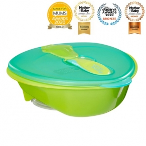 Vital Baby - Вакумна купа за хранене зелена