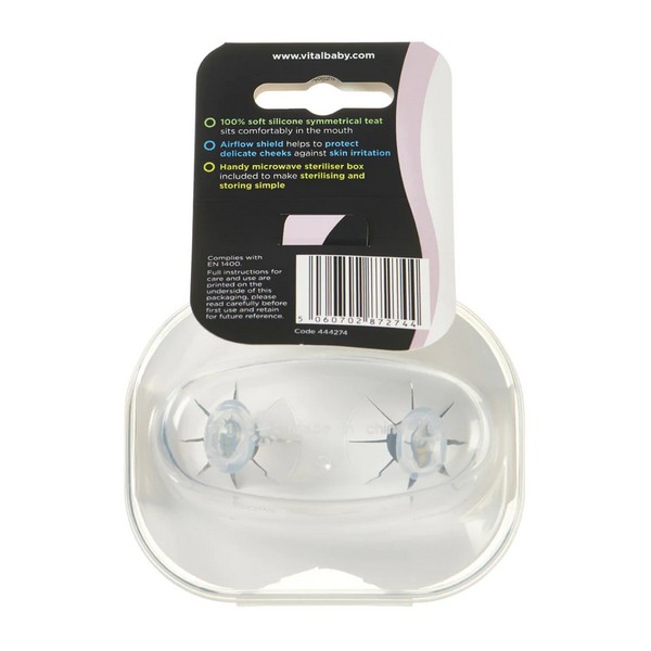 Продукт Vital Baby - Успокояващи залъгалки с въздушен поток 0-6 месеца - 0 - BG Hlapeta