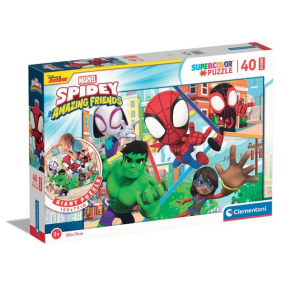 CLEMENTONI - Пъзел килим Spidey and His Amazing Friends 40ч. 
