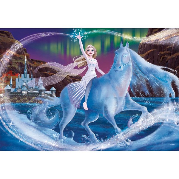 Продукт CLEMENTONI - Пъзел Glowing Disney Frozen 104ч.  - 0 - BG Hlapeta