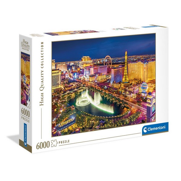 CLEMENTONI - Пъзел High Quality Collection Las Vegas 6000ч.