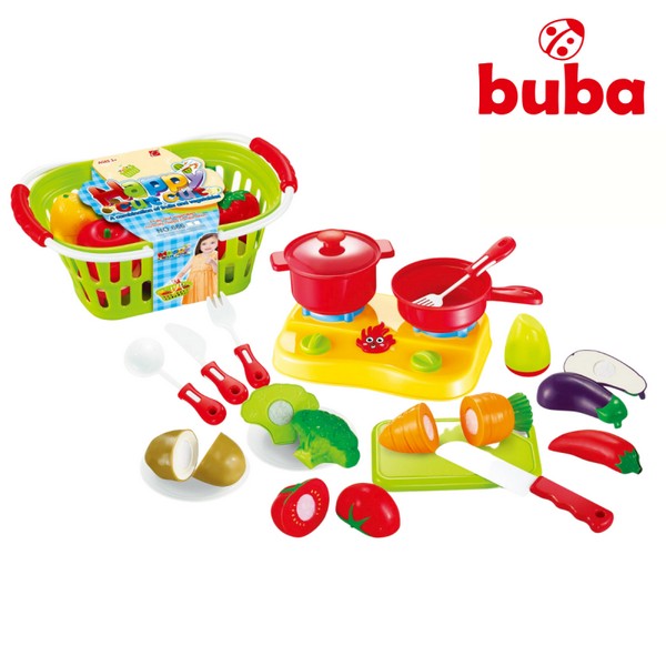 Продукт Buba Shopping - Детски комплект кошница с плодове - 0 - BG Hlapeta