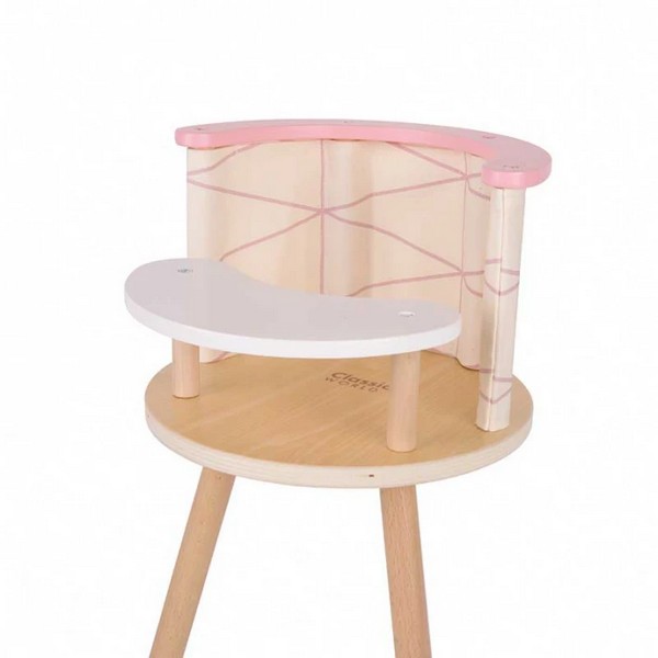 Продукт Classic world - Детско дървено столче за хранене - 0 - BG Hlapeta