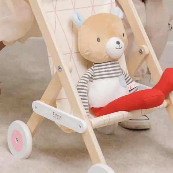 Продукт Classic world - Детска дървена количка за кукли - 0 - BG Hlapeta