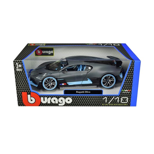 Продукт Bburago Plus Bugatti Divo - Модел на кола 1:18 - 0 - BG Hlapeta