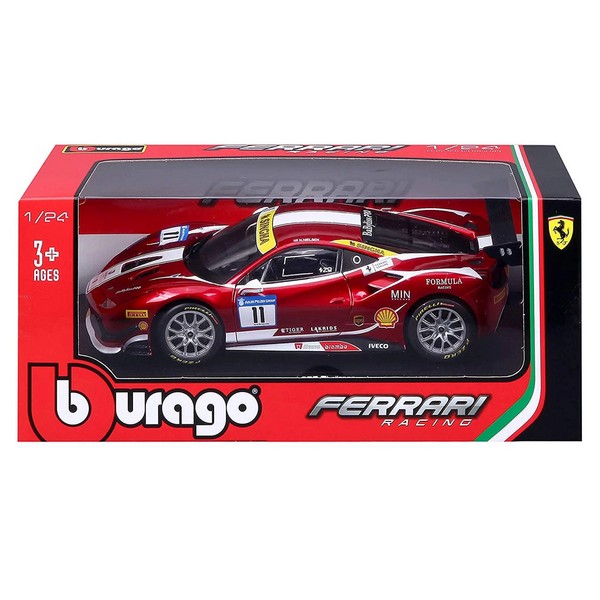 Продукт Bburago Ferrari Ferrari 488 Challenge  - Модел на кола 1:24 - 0 - BG Hlapeta