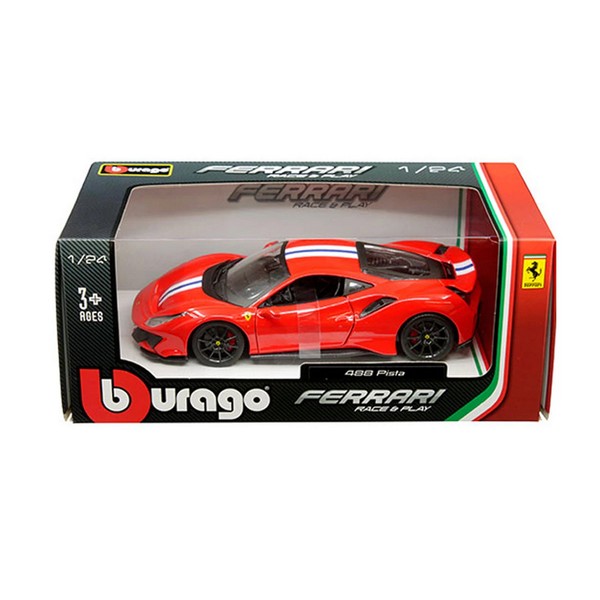 Продукт Bburago Ferrari Ферари 488 PISTA - Модел на кола 1:24 - 0 - BG Hlapeta