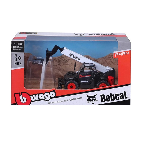 Продукт Bburago BOBCAT T40 180SLP Телескопичен товарач - Модел на кола 1:48 - 0 - BG Hlapeta