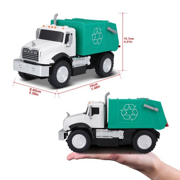Продукт MAISTO TECH Work Machines Mack Granite Refuse - Камион за боклук R/C - 0 - BG Hlapeta