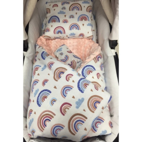 Galix Baby Dreams 3ч - Зимен комплект за количка с прав чаршаф Galix Baby Dreams 3ч - Зимен комплект за количка с прав чаршаф