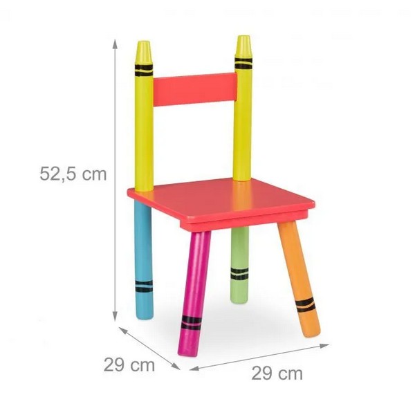 Продукт Albus - Цветна масичка с две столчета комплект - 0 - BG Hlapeta