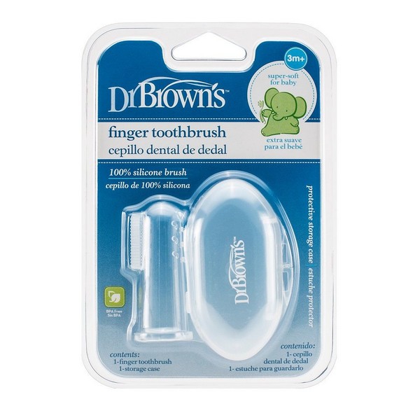 Продукт Dr.Brown's - Пръстов накрайник за миене на зъбки - 0 - BG Hlapeta