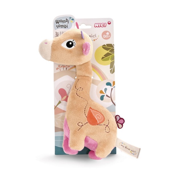 Продукт NICI - Мека играчка 3D Жирафчето Сасума, 22см. 0+ мес. - 0 - BG Hlapeta