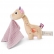 NICI - Мека играчка 3D Жирафчето Сасума с муселинова кърпичка, 16см. 0+ мес. 3
