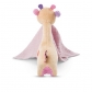 Продукт NICI - Мека играчка 3D Жирафчето Сасума с муселинова кърпичка, 16см. 0+ мес. - 1 - BG Hlapeta