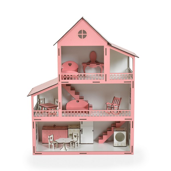 Продукт Moni toys Lilly - Дървена къща за кукли - 0 - BG Hlapeta