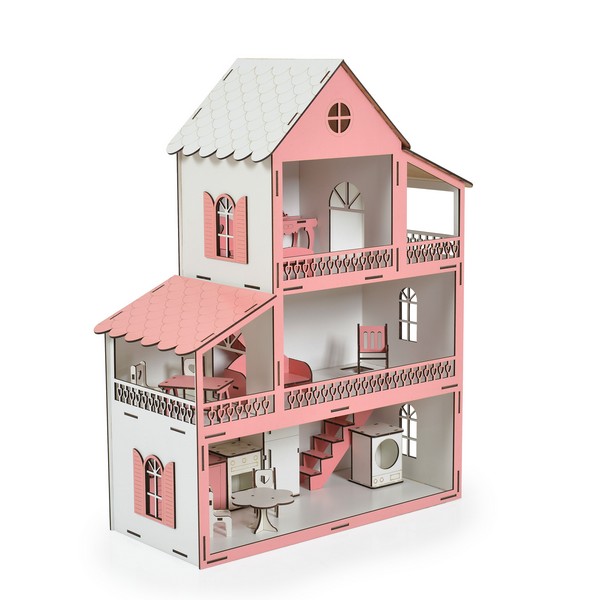 Продукт Moni toys Lilly - Дървена къща за кукли - 0 - BG Hlapeta