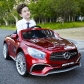 Продукт Акумулаторен кола Licensed  Mercedes Benz SL65 AMG V2 12V,MP3, MP4, функция за люлеене, с меки гуми с кожена седалка - 21 - BG Hlapeta