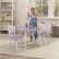 KidKraft Lavender Round Storage Table & 2 Chair Set - Комплект маса с два стола 4