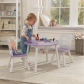 Продукт KidKraft Lavender Round Storage Table & 2 Chair Set - Комплект маса с два стола - 4 - BG Hlapeta