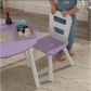 Продукт KidKraft Lavender Round Storage Table & 2 Chair Set - Комплект маса с два стола - 1 - BG Hlapeta