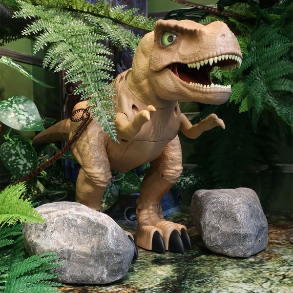 Продукт DINOS UNLEASHED - Ходещ динозавър Giant T-Rex със светещи очи - 0 - BG Hlapeta
