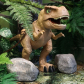 DINOS UNLEASHED - Ходещ динозавър Giant T-Rex със светещи очи Продукт DINOS UNLEASHED - Ходещ динозавър Giant T-Rex със светещи очи - 2 - BG Hlapeta