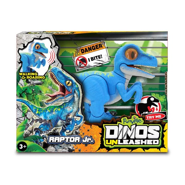 Продукт DINOS UNLEASHED - Ходещ динозавър Raptor Jr. - 0 - BG Hlapeta